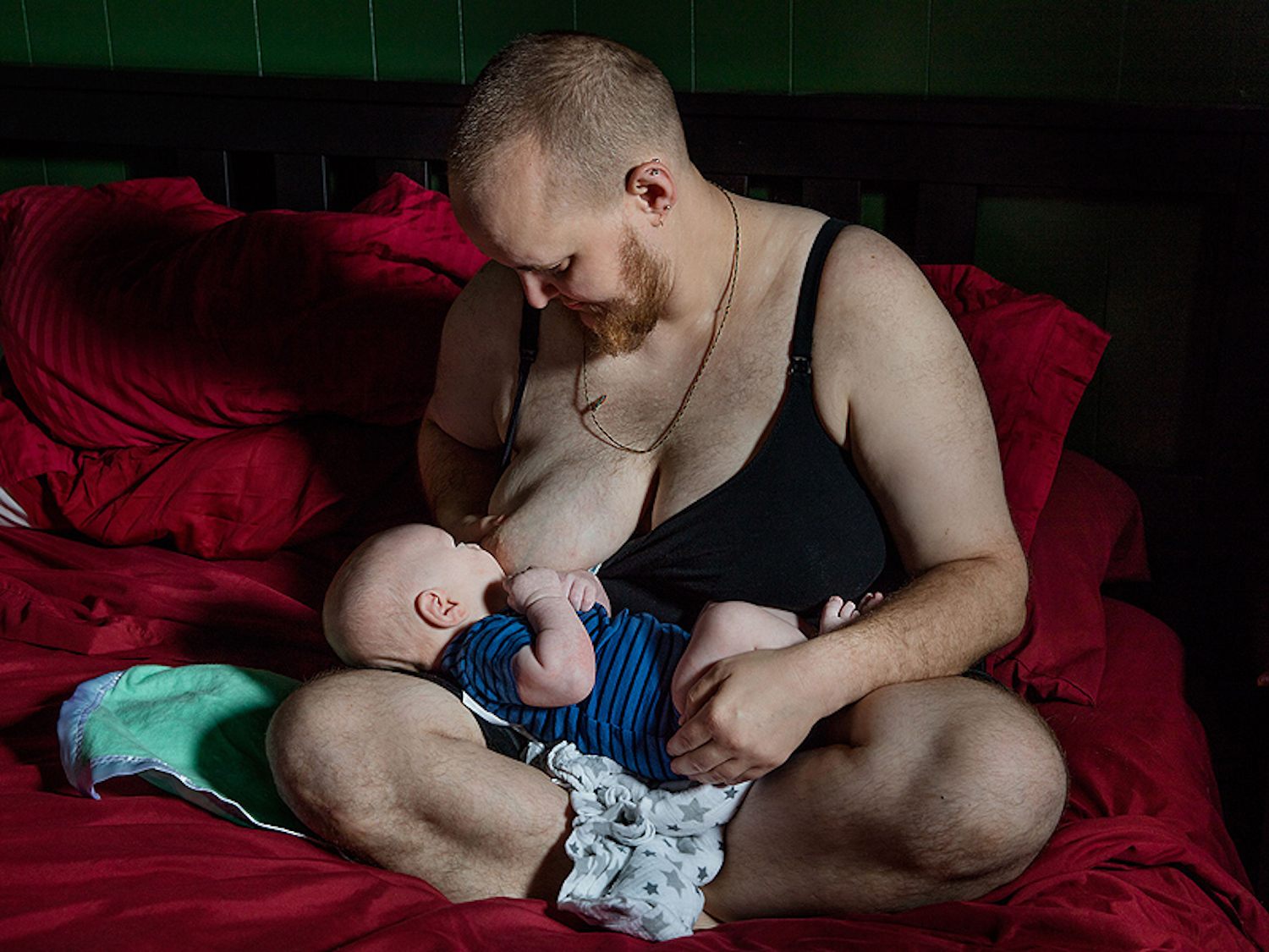 Men breast feeding xxx