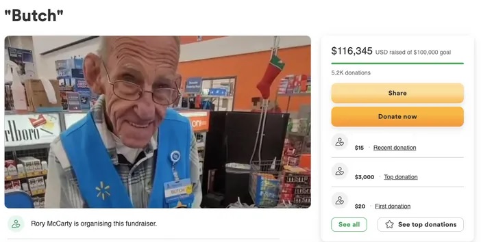 Year Old Walmart Worker Finally Retires After People Raise Over