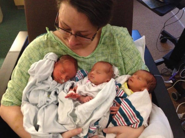 Only A Few Days After Giving Birth To Triplets, Mother-Of-Five Suddenly ...