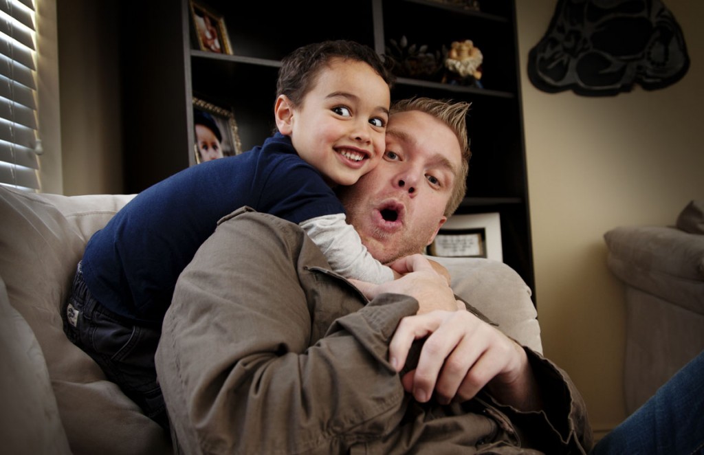Dad and son x