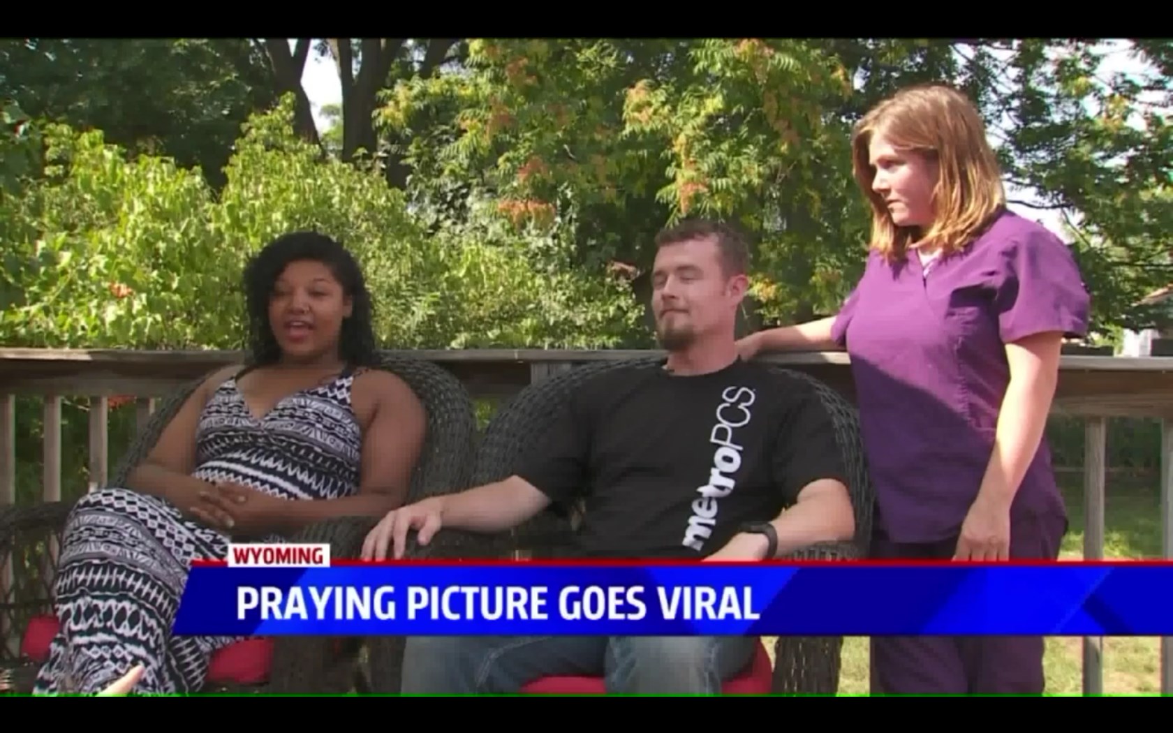 The proud parents of these 3 daughters. Image via Fox17