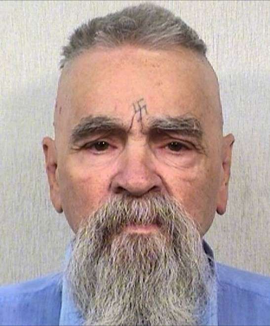 Manson in 2014. Image via California Department of Corrections and Rehabilitation.