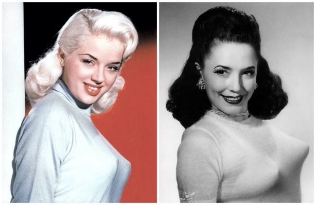 © 왼쪽 다이아나 Dors © 오른쪽 에블린 웨스트 © 이스트 뉴스 © retrocrush.buzznet.com