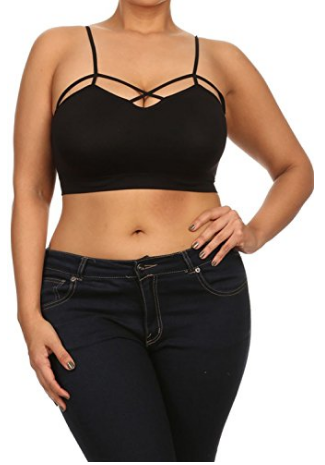 plus size bralette top