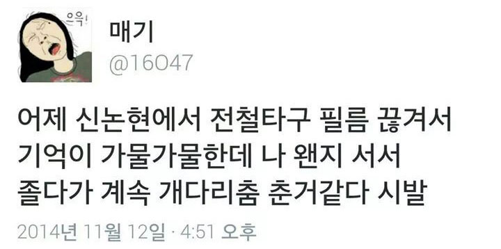 트위터 '매기(@16047)'
