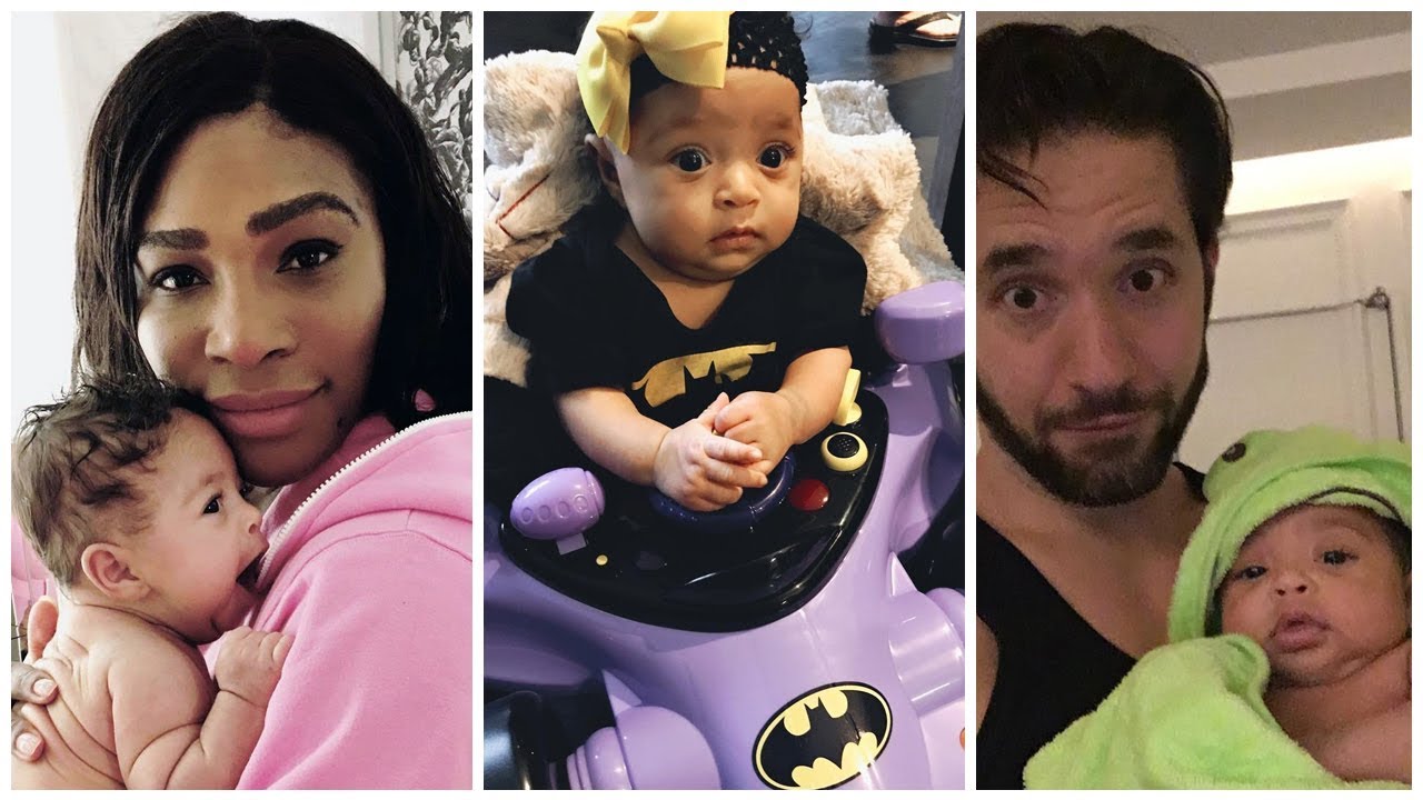 Resultado de la imagen para serena williams y alexis daughter