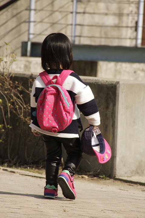 아이, 여자, 뒷모습, 사람, 꼬마, 여자아이, 어린이