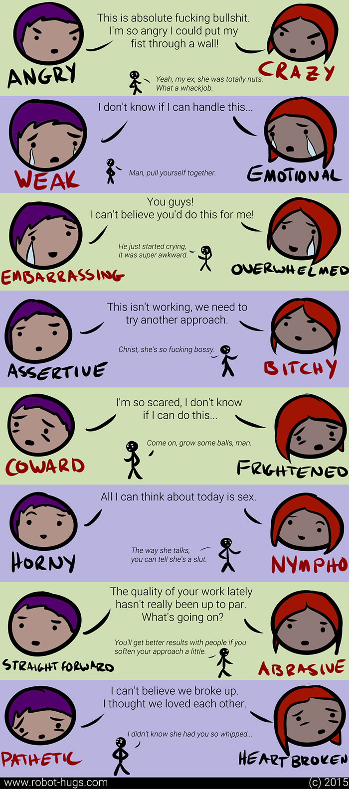 Double-standards-comic-illustrations