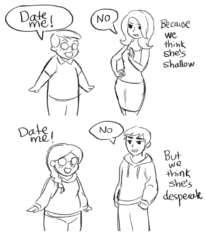 Double-standards-comic-illustrations