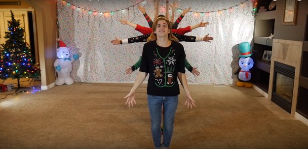 img 5a2d1a583eb47 - O vídeo anual de dança de natal de 8 irmãos está fora e, desta vez, está iluminando a Internet