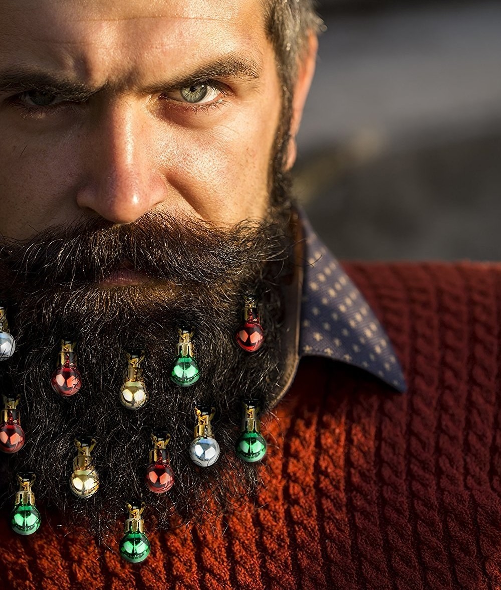 Promising review: "Just what I was looking for! This Christmas, my beard will be extra festive (the past two I