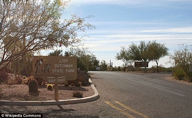 X marks the spot: Mr Capen went missing in the mountains three years ago after going in search of the buried treasure