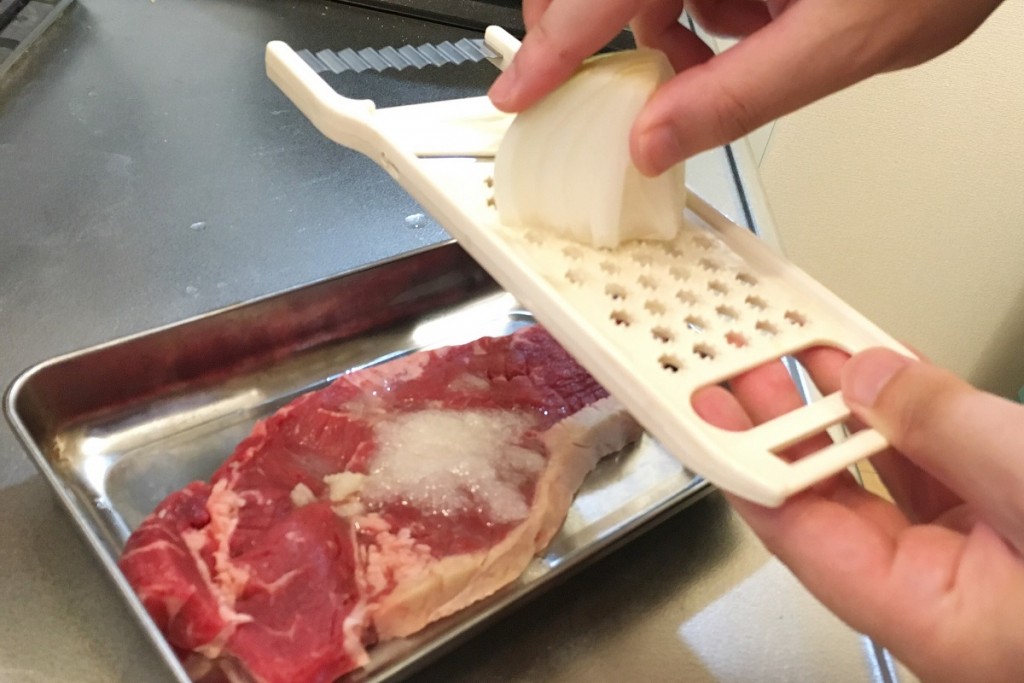 Image result for 牛肉　すりおろしたタマネギ