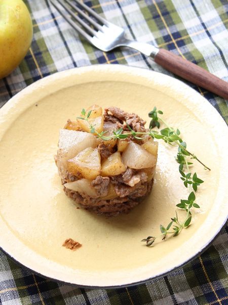 Image result for 牛肉　リンゴ