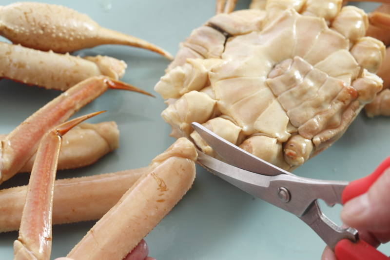 Image result for ズワイガニ　切り離す
