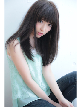 Image result for 女性 サラサラのストレートヘア 黒