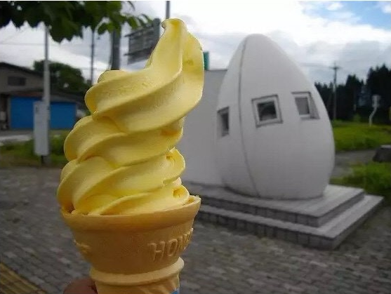 토종닭의 계란 아이스크림