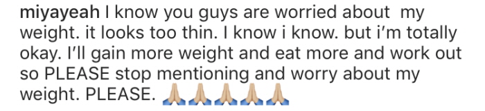 Instagram 'miyayeah'