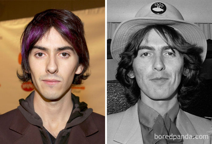 Dhani Harrison y George Harrison en sus 20 años Dhani Harrison And George Harrison In Their 20s
