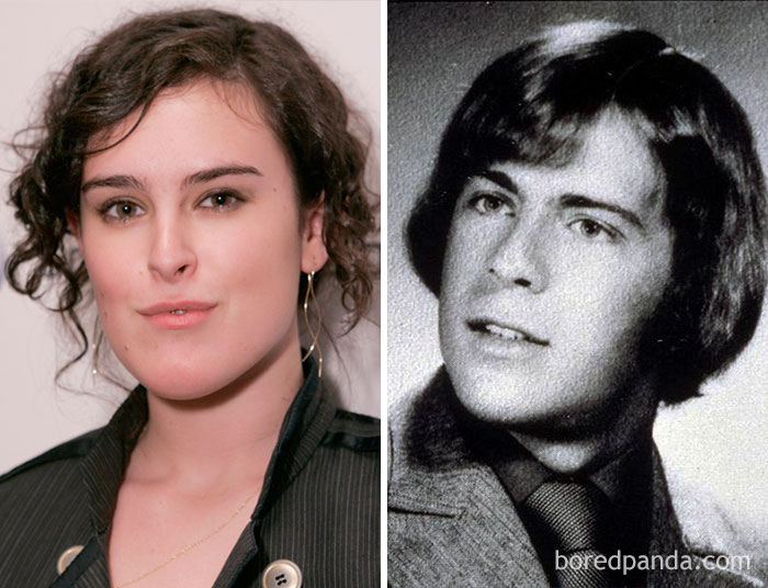 Rumer Willis y Bruce Willis a los 18 años Rumer Willis And Bruce Willis At Age 18