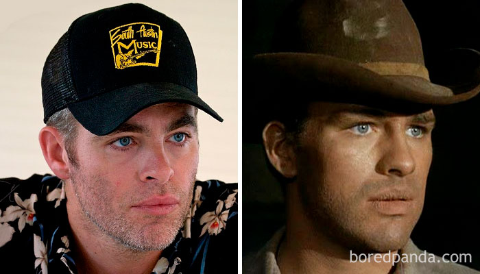 Chris Pine y Robert Pine en sus 30 años Chris Pine And Robert Pine In Their 30s