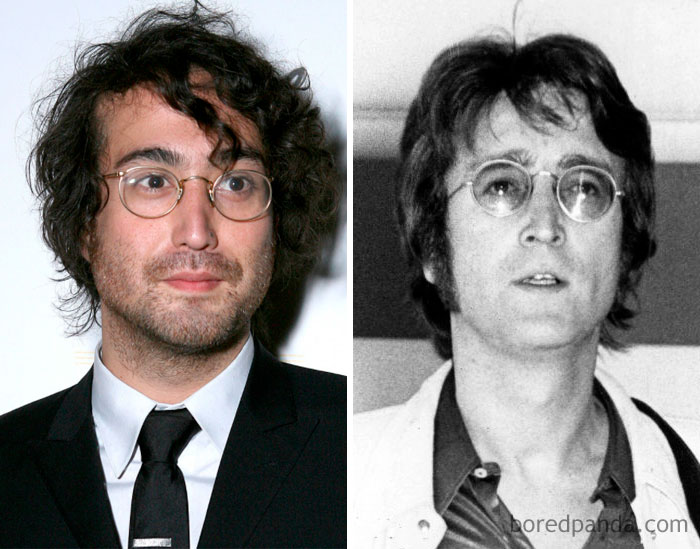 Sean Lennon y John Lennon a los 31 años Sean Lennon And John Lennon At Age 31