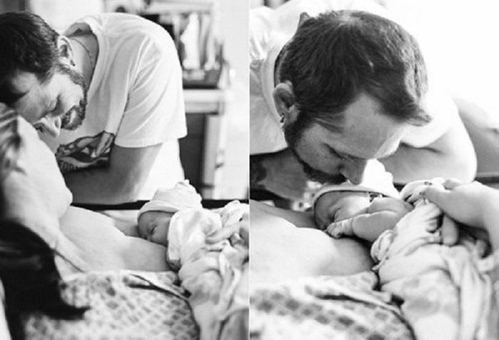 dads seeing their newborns