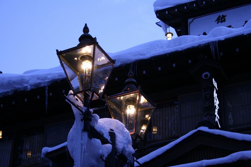 銀山温泉　ガラス灯에 대한 이미지 검색결과
