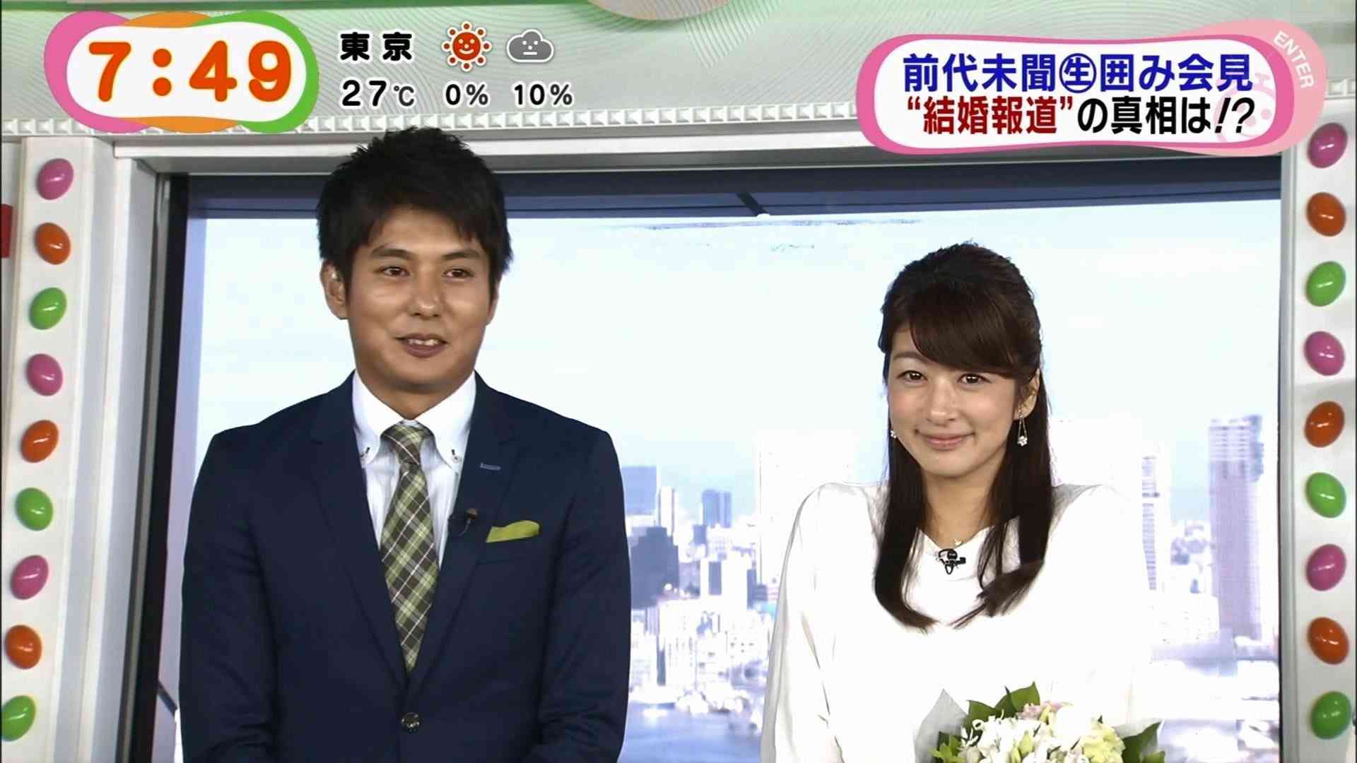 Image result for 生野アナ 中村アナ