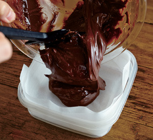 Image result for 生チョコ　固める