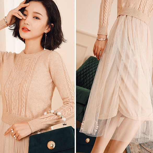 ベージュとブラックワンピース에 대한 이미지 검색결과