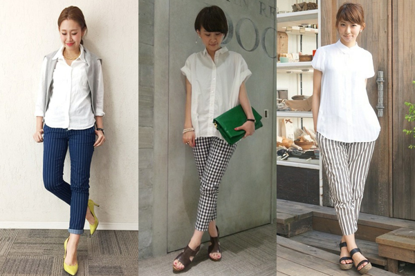 ストライプパンツ シャツ에 대한 이미지 검색결과