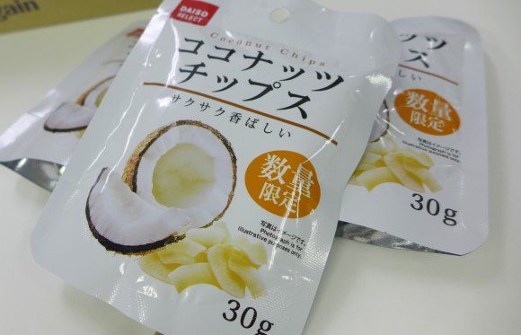ダイソー,人気商品　ココナッツチップス에 대한 이미지 검색결과