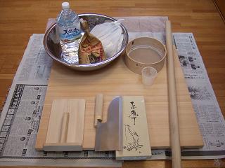 Image result for そば打ち 道具と材料