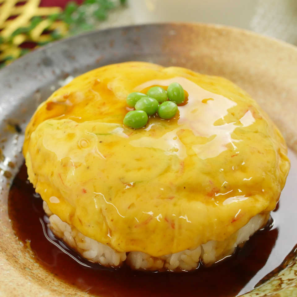 Image result for 天津飯　とろみ