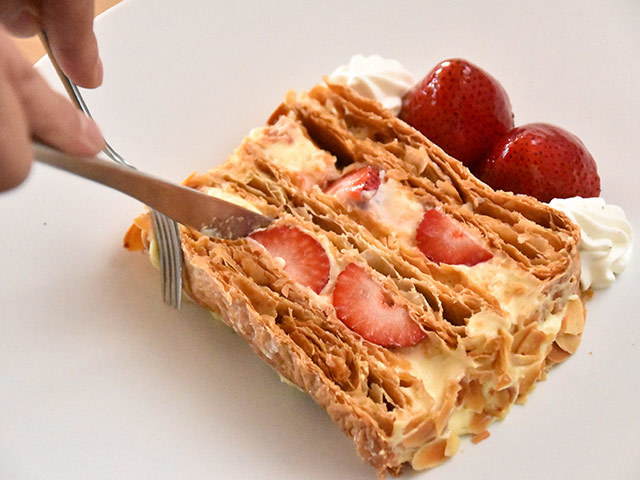 GRAND GINZA いちごのミルフィーユ에 대한 이미지 검색결과