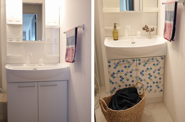 洗面台 リメイクシート에 대한 이미지 검색결과