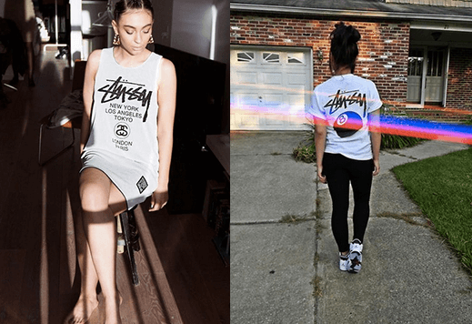 ストリートファッションのレディースコーデ　Tシャツ에 대한 이미지 검색결과