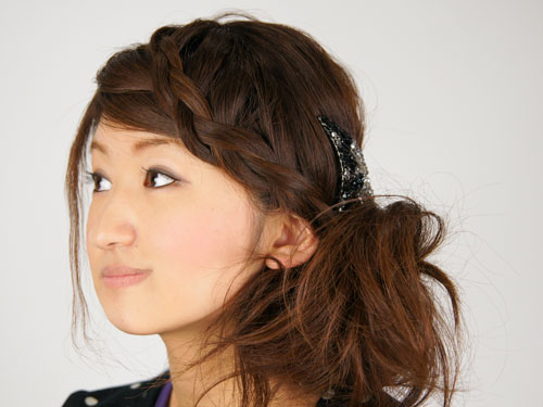 面長,まとめ髪　ミディアム에 대한 이미지 검색결과