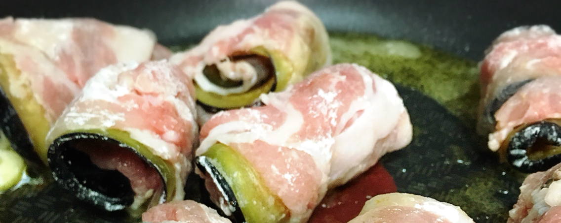 Image result for 巻き巻きレシピ　豚ロース　フライパン