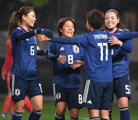 Image result for なでしこジャパン 鮫島 宇津木 熊谷 阪口 岩渕