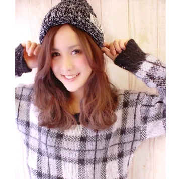 Image result for ニット帽　前髪