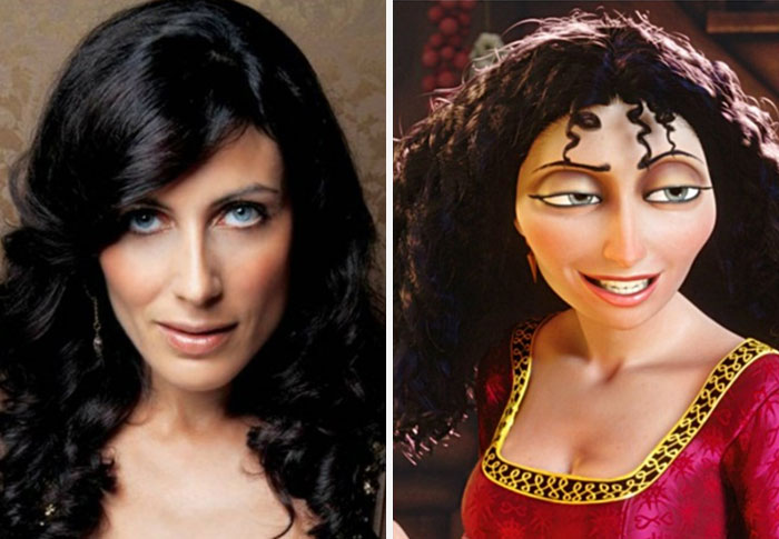 Lisa Edelstein parece a mãe Gothel de Tangled