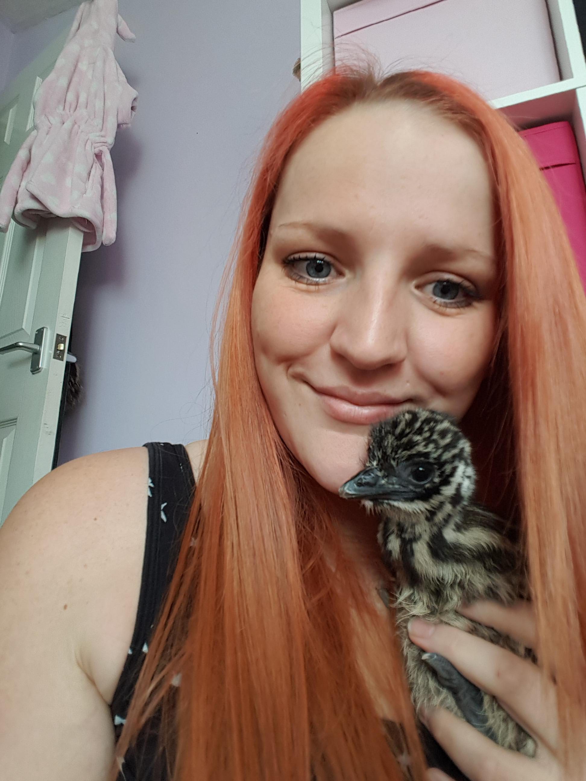  Charlotte Harrison was given the £25 emu egg as a gift in November
