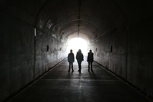 터널, 가족, 사람들, 명 터널, 가족, 사람들, 명