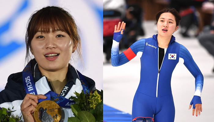 스포츠조선 - 쇼트트랙 국가대표 시절의 박승희 선수(좌)와 현재 스피트스케이팅 국가대표인 박승희 선수(우)