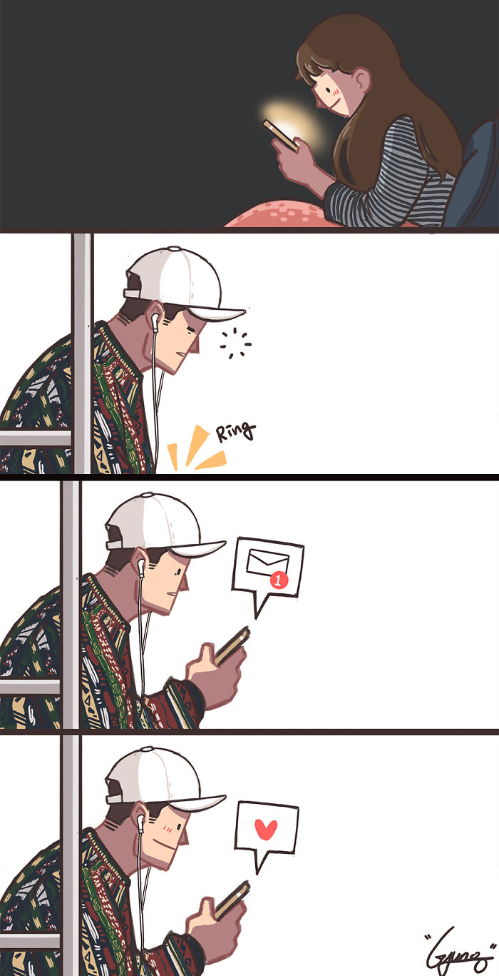 Girlfriend-Boyfriend-Relationship-Illustrations-Gyungstudio Girlfriend-Boyfriend-Relationship-Illustrations-Gyungstudio