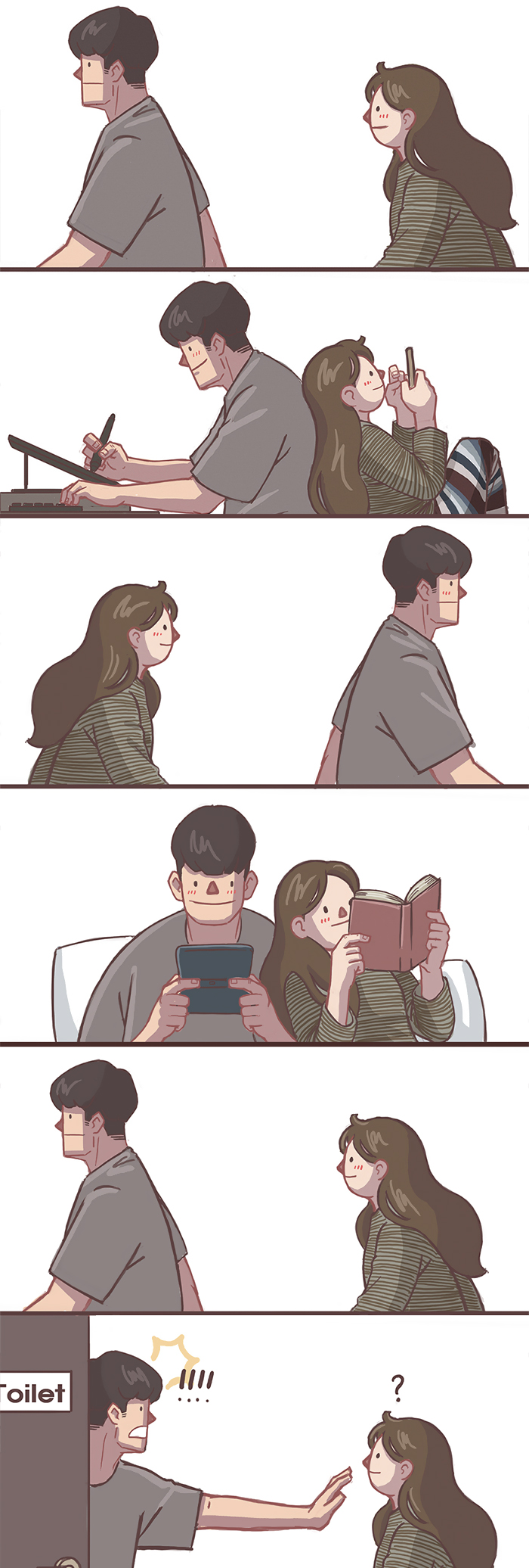 Girlfriend-Boyfriend-Relationship-Illustrations-Gyungstudio Girlfriend-Boyfriend-Relationship-Illustrations-Gyungstudio