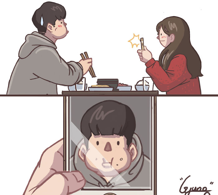 Girlfriend-Boyfriend-Relationship-Illustrations-Gyungstudio Girlfriend-Boyfriend-Relationship-Illustrations-Gyungstudio