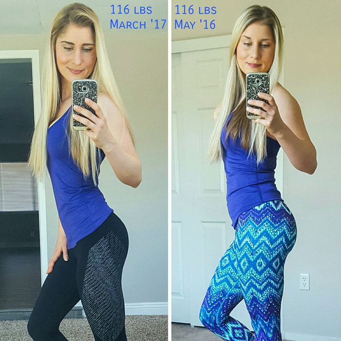 No Difference In Weight But A Big Difference In Body Composition!